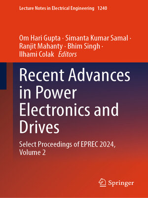 cover image of Recent Advances in Power Electronics and Drives